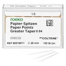 Papírcsúcs, Taper.04 ISO 015, 100 darab