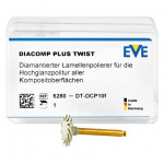 EVE DIACOMP® PLUS TWIST, gyémánt-polírozó, (kompozit), 11 x 1,6 mm, DT-DCP10f, 1 darab
