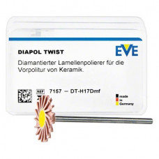 EVE DIAPOL® TWIST HP, gyémántozott-polírozó, 17 x 1,6 mm, DT-H17Dmf, HP, 1 darab