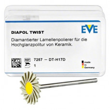 EVE DIAPOL® TWIST HP, gyémántozott-polírozó, 17 x 1,6 mm, DT-H17D, HP, 1 darab