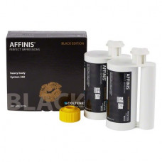 AFFINIS® BLACK EDITION (System 360)(Heavy Body), Lenyomatanyag (A-Szilikon), 1 fixációs gyűrű, 380 ml, 2 x 1 darab