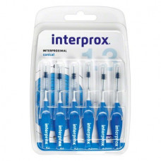 interprox® Blisterpackung 6 darab, blau, Ø 0,8 mm, conical