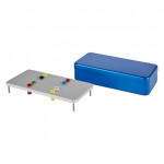Endo Eco, (220 x 105 x 50 mm), (180x), Endo-tray, kék, Alumínium, 1 darab