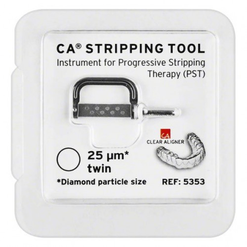 CA Stripping Tools, 1 darab, Strip, fehér, 25 µm, doppelseitig diamantiert