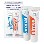 aronal® & elmex® Doppel-Schutz Packung 2 x 12 ml Zahnpasta