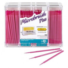 Microbrush® Applikatoren Plus Serie Packung 400 darab, rosa, fein
