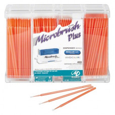 Microbrush® Applikatoren Plus Serie Packung 400 darab, orange, regulär