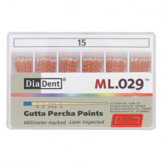 DiaDent® ML.029™ Guttapercha-csúcs, ISO 015, 120 darab