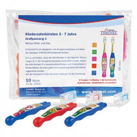 Kinderzahnbürsten mit Motiv Packung 2 x 5 darab, (Zahnfee, Ritter)