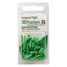 Composi-Tight® 3D Fusion™ ék, zöld, nagy, 100 darab