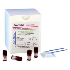 Protecto CaF2 Nano Packung 9 x 0,5 ml Flasche, Mischpaletten, Microbrushes