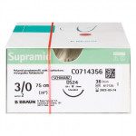 Supramid® Packung 36 darab, fekete, 45 cm, USP 3/0, DS24