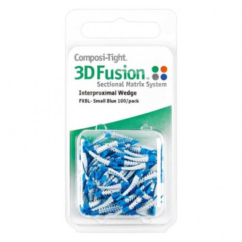 Composi-Tight® 3D Fusion™ ék, kék, kicsi, 100 darab
