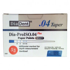 DiaDent® Dia-Pro papírcsúcs, Taper.04, ISO 055, 100 darab