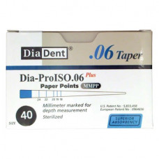 DiaDent® Dia-Pro papírcsúcs, Taper.06, ISO 040, 100 darab