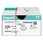 Dagrofil® Packung 36 Folien DS24, USP2/0, 45 cm, grün