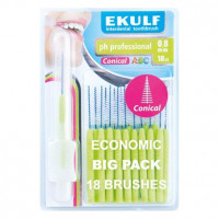 EKULF Interdentalbürsten ph professional Packung 18 darab, konisch, Ø 0,7 mm