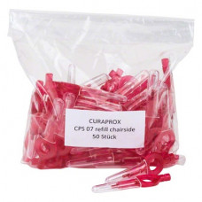 CURAPROX CPS prime praktikus - táska 50 darab 07 piros, Ø 2,5 mm, előszerelt