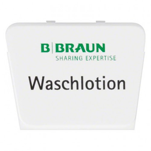 Wandspender plus, 1 darab, Clip fehér, mit Aufdruck "Waschlotion"