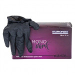 Monoart® Einmalhandschuhe Nitril, 100 darab, S, fekete