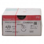 Novosyn® QUICK Packung 36 Nadeln ungefärbt, 70 cm, HR22, Stärke 4/0