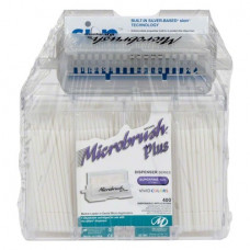 Microbrush® Applikatoren Plus Serie Kit 400 Applikatoren fehér, superfein, 1 Dispenser
