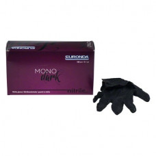 Monoart® Einmalhandschuhe Nitril, 100 darab, M, fekete