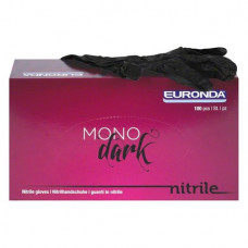 Monoart® Einmalhandschuhe Nitril, 100 darab, L, fekete