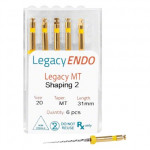 LegacyENDO Multi Taper, gépi gyökércsatorna tágító, befejező, 21 mm, ISO 020, 6 darab