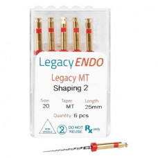 LegacyENDO Multi Taper, gépi gyökércsatorna tágító, befejező, 21 mm, ISO 025, 6 darab