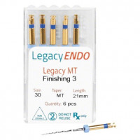 LegacyENDO Multi Taper, gépi gyökércsatorna tágító, befejező, 21 mm, ISO 030, 6 darab