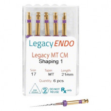 LegacyENDO Multi Taper Controlled Memory, gépi gyökércsatorna tágító, formázó, 21 mm, ISO 017, 6 darab
