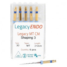 LegacyENDO Multi Taper Controlled Memory, gépi gyökércsatorna tágító, befejező, 21 mm, ISO 030, 6 darab