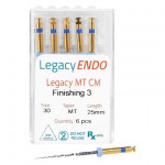 LegacyENDO Multi Taper Controlled Memory, gépi gyökércsatorna tágító, befejező, 25 mm, ISO 030, 6 darab