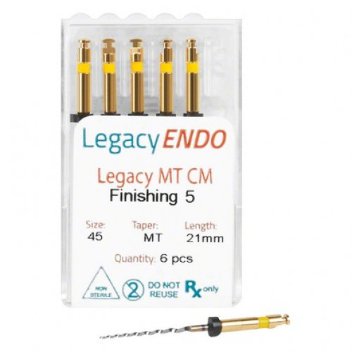 LegacyENDO Multi Taper Controlled Memory, gépi gyökércsatorna tágító, befejező, 21 mm, ISO 050, 6 darab