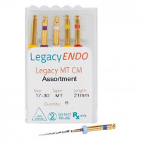 LegacyENDO Multi Taper Controlled Memory Sortiment, gépi gyökércsatorna tágító, 21 mm, 6 darab