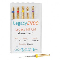 LegacyENDO Multi Taper Controlled Memory Sortiment, gépi gyökércsatorna tágító, 25 mm, 6 darab