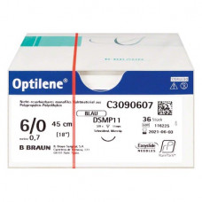 Optilene® Packung 36 darab, 45 cm, USP 6/0, DSMP11