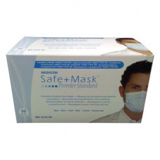 Safe+Mask® Premier Earloop type IIR Packung 50 darab, blue