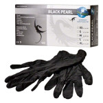 BLACK PEARL - 100 darabos csomag, puderfrei, fekete, XS - 3801