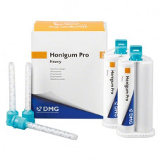 Honigum (Pro) (Automix) (Heavy Body), Lenyomatanyag (A-Szilikon), kartus, ISO Típus 1, magas konzisztencia, A-szilikon (VPS), 50 ml, 2x1 darab