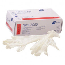 Nitril 3000 (S), Kesztyűk (Nitril), nem steril, Egyszerhasználatos termék, Nitril, S (kicsi), 100 darab