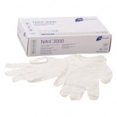 Nitril 3000 (M), Kesztyűk (Nitril), nem steril, Egyszerhasználatos termék, Nitril, M (közepes), 100 darab