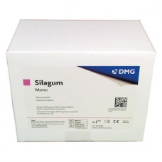 Silagum (Automix) (Monophase), Lenyomatanyag (A-Szilikon), kartus, ISO Típus 2, közepes konzisztencia, A-szilikon (VPS), 50 ml, 8x1 darab