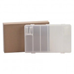 VersaBox, (27 x 17 cm), Tároló box, átlátszó, üres, Műanyag, 1 darab
