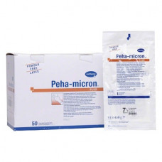 Peha-micron plus (7,5), Sebészeti kesztyűk (Latex), sterilen csomagolva, Egyszerhasználatos termék, Latex, 7,5, 50 Pár