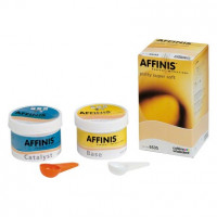 Affinis (Putty Super Soft), Lenyomatanyag (A-Szilikon), ISO Típus 0, nagyon magas konzisztencia, A-szilikon (VPS), 1:1, 2x1 darab