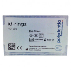 ID Ring (B), Jelölo gyuruk, kék, 50 darab