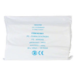 PE-EINMALSCHÜRZEN - Karton 10 zacskó x 100 db, fehér, 80 x 125 cm - 5001