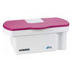 Hygobox, (325 x 210 x 130 mm), Fertőtlenítő kád, fehér, rózsaszín, Polipropilén, 3 l, 1 darab